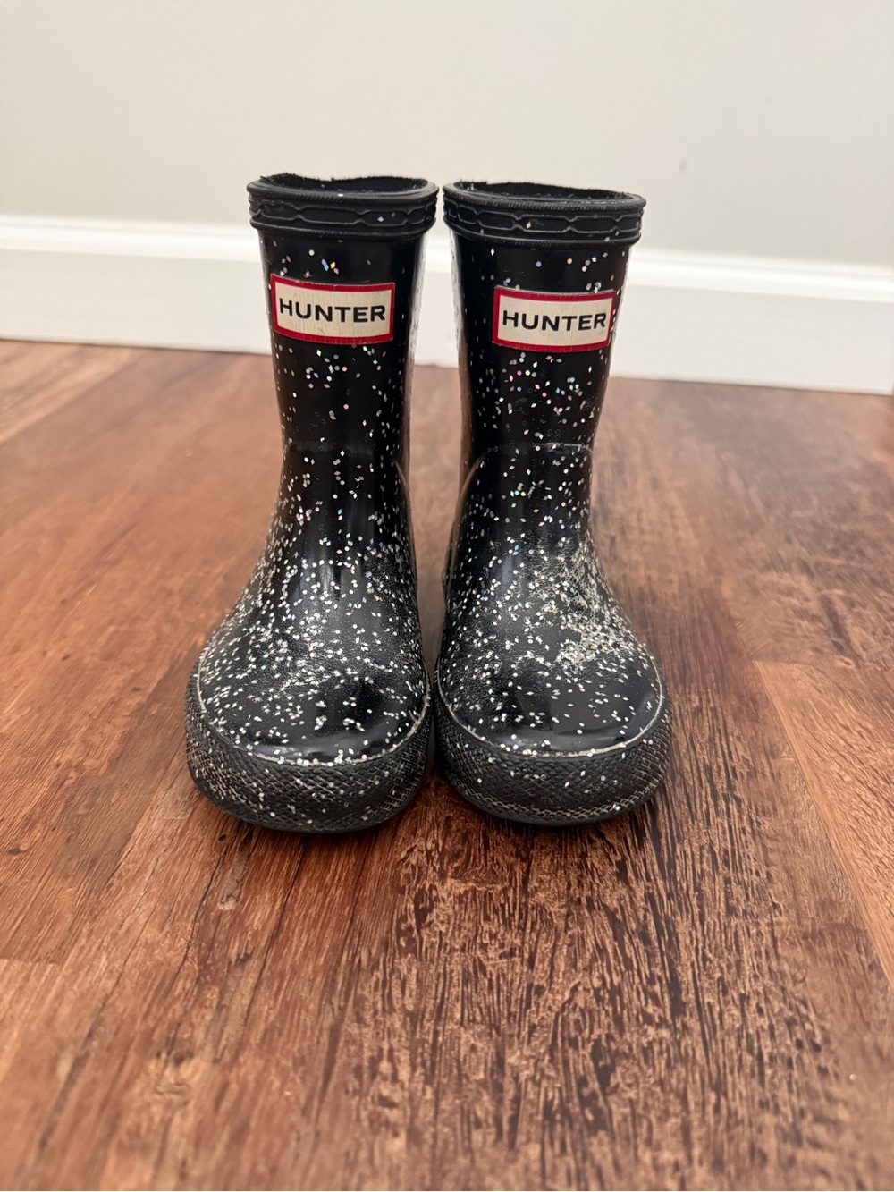 Hunter Kids' Original First Classic Glitter Rain Boot